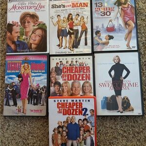 Collection of Romantic & Comedy DVDs